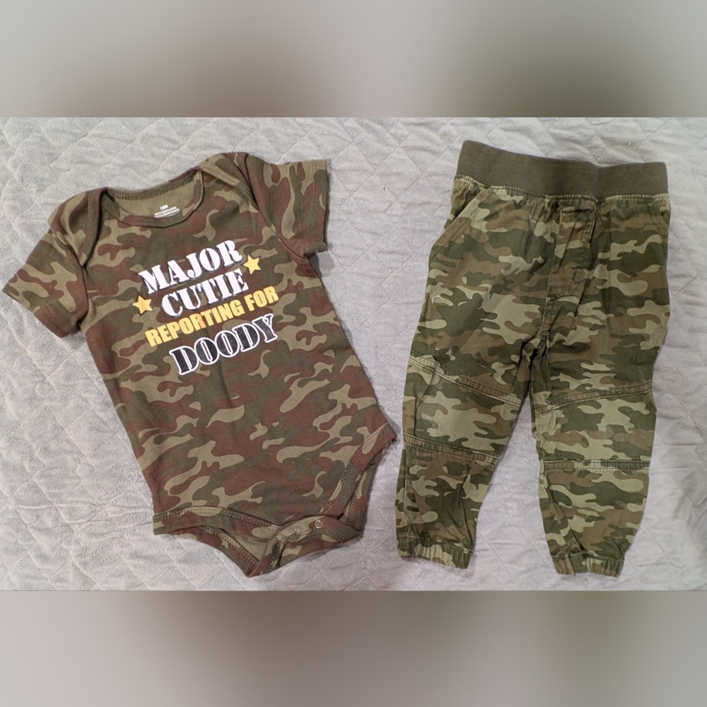 18M Camouflage Kids Set